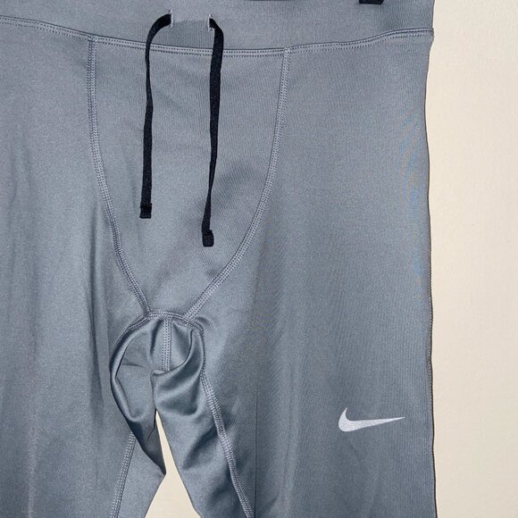 Nike Dri-FIT Challenger Mens Running Tights Smoke Grey Size CZ8830-084 NEW - Picture 10 of 16
